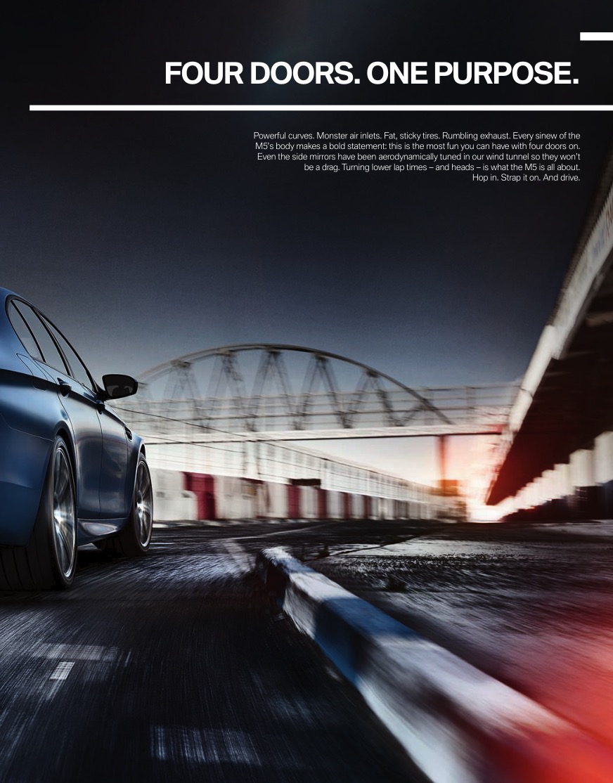 2015 BMW M5 Brochure Page 9